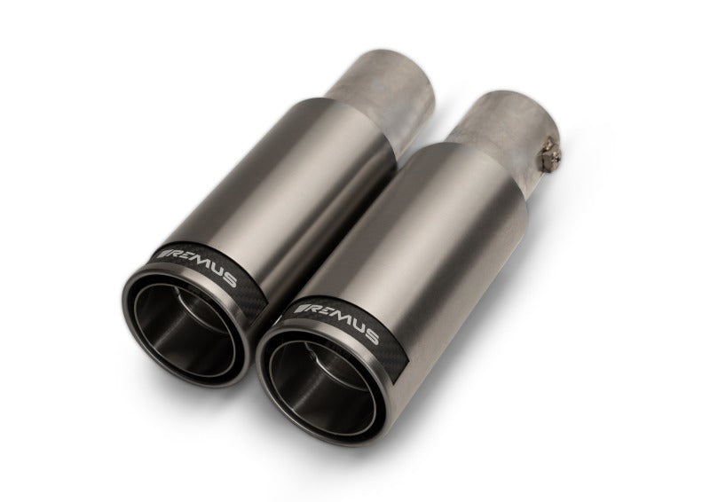 Remus 84mm Straight w/Carbon Insert Tail Pipe Set (Pair) 0008 84CR 0008 84CR User 1