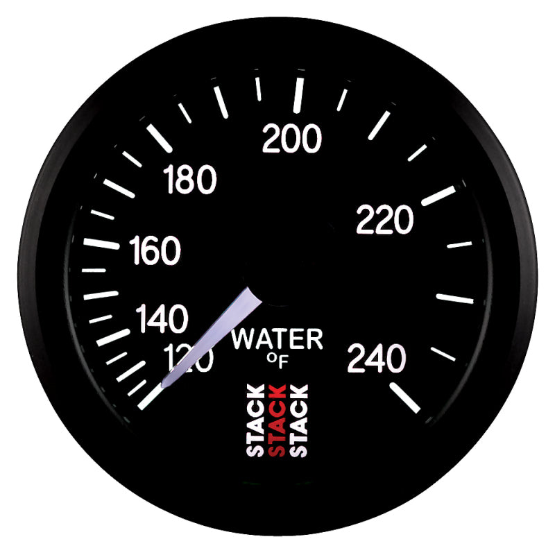 Autometer Stack 52mm 120-240 Deg F 1/2in Npt (M) Mechanical Water Temp Gauge - Black ST3108 ST3108 User 4