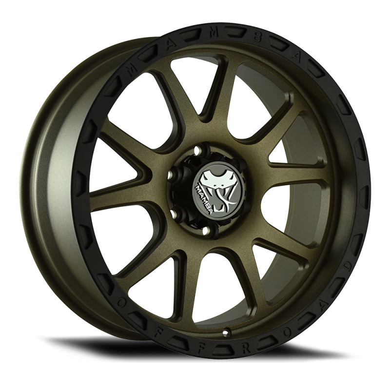 Mamba M27 Wheel Matte Bronze / Black Lip 17x9 -12 5x127 M277973N128 User 1