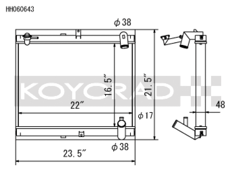 Koyo KOY Racing Radiators Cooling Radiators main image