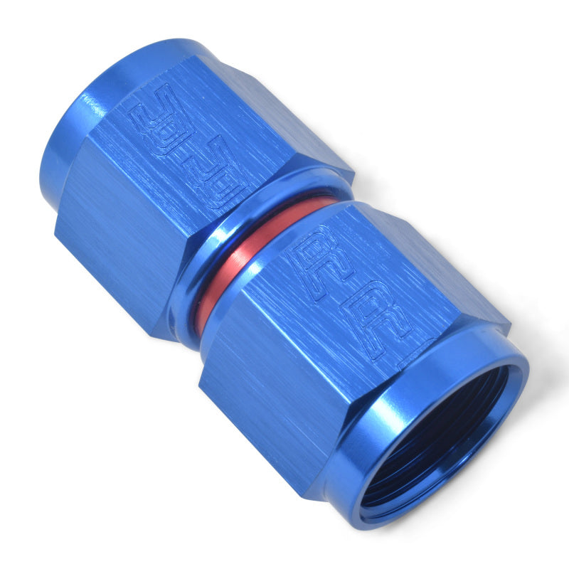 Russell -12 AN Straight Swivel Coupler (Red/Blue Finish) 640030 Photo - out of package