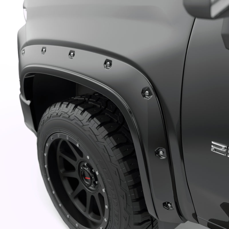 EGR 20-23 Chevrolet Silverado 2500Hd/3500Hd Traditional Bolt-On Look Fender Flares Black Set Of 4 791884-GBA 791884-GBA Photo - Close Up