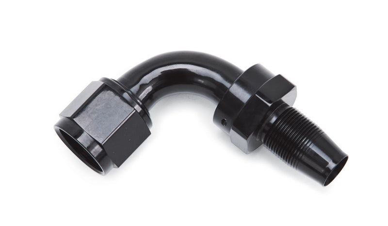 Russell -6 AN 90° Full Flow Swivel Anodized Hose End w/Out Socket - Black 615163 Photo - Primary