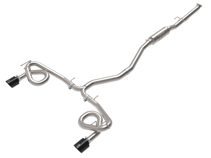 aFe 22-23 Honda Civic Si L4 1.5L (t) Takeda 2.5in to 3in 304 SS Cat-Back Exhaust w/ Black Tips 49-36630-B 49-36630-B Photo - Primary
