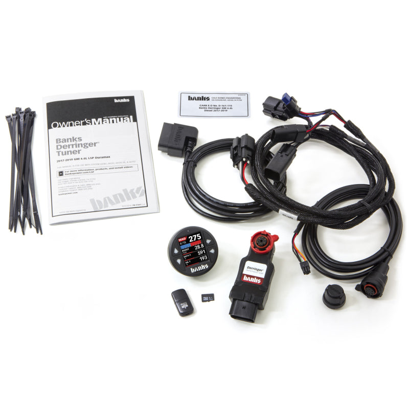 Banks Power 17-19 GM 2500 6.6L L5P Derringer Tuner (Gen 2) w/ 1.8in iDash DataMonster 66793 66793 Photo - out of package