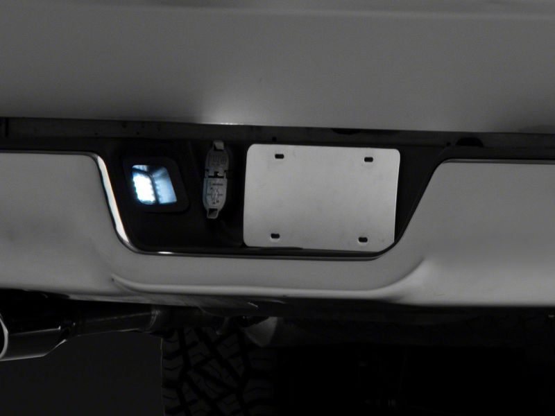 Raxiom 13-18 Dodge RAM 1500 Axial Series LED License Plate Lamps- Smoked R117120 R117120 Photo - Close Up