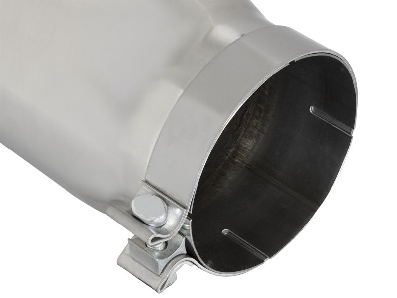 aFe MACH Force-Xp 3in 304 Stainless Steel Exhaust Tip Polished: 5 in x 6Ou 49T50601-P15 Photo - Unmounted