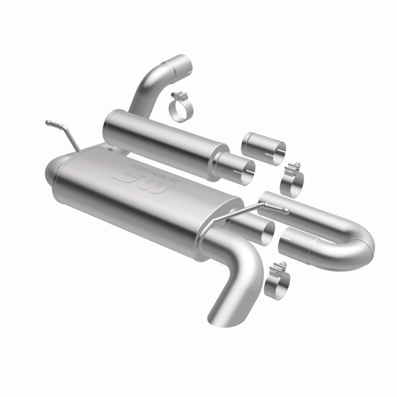 Magnaflow 18-23 Jeep Wrangler JL 2.0L/3.6L Overland Series Axle-Back Exhaust 19620 19620 360 Degree Image Set