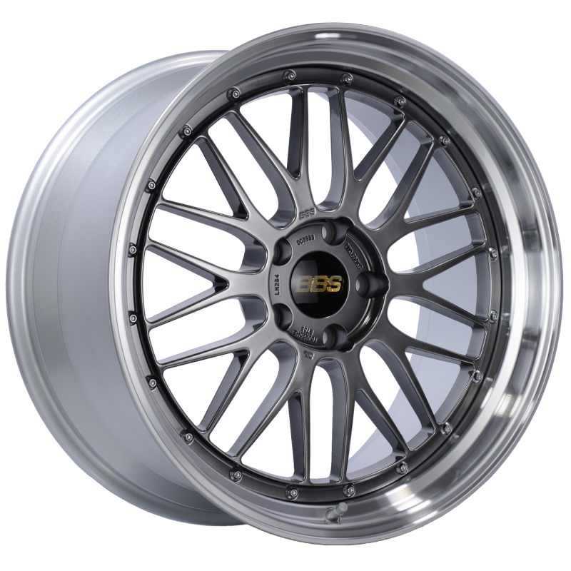 BBS LM 20x10 5x120 ET33 Diamond Black Center Diamond Cut Lip Wheel -82mm PFS/Clip Required LM284DBPK LM284DBPK Photo - Primary