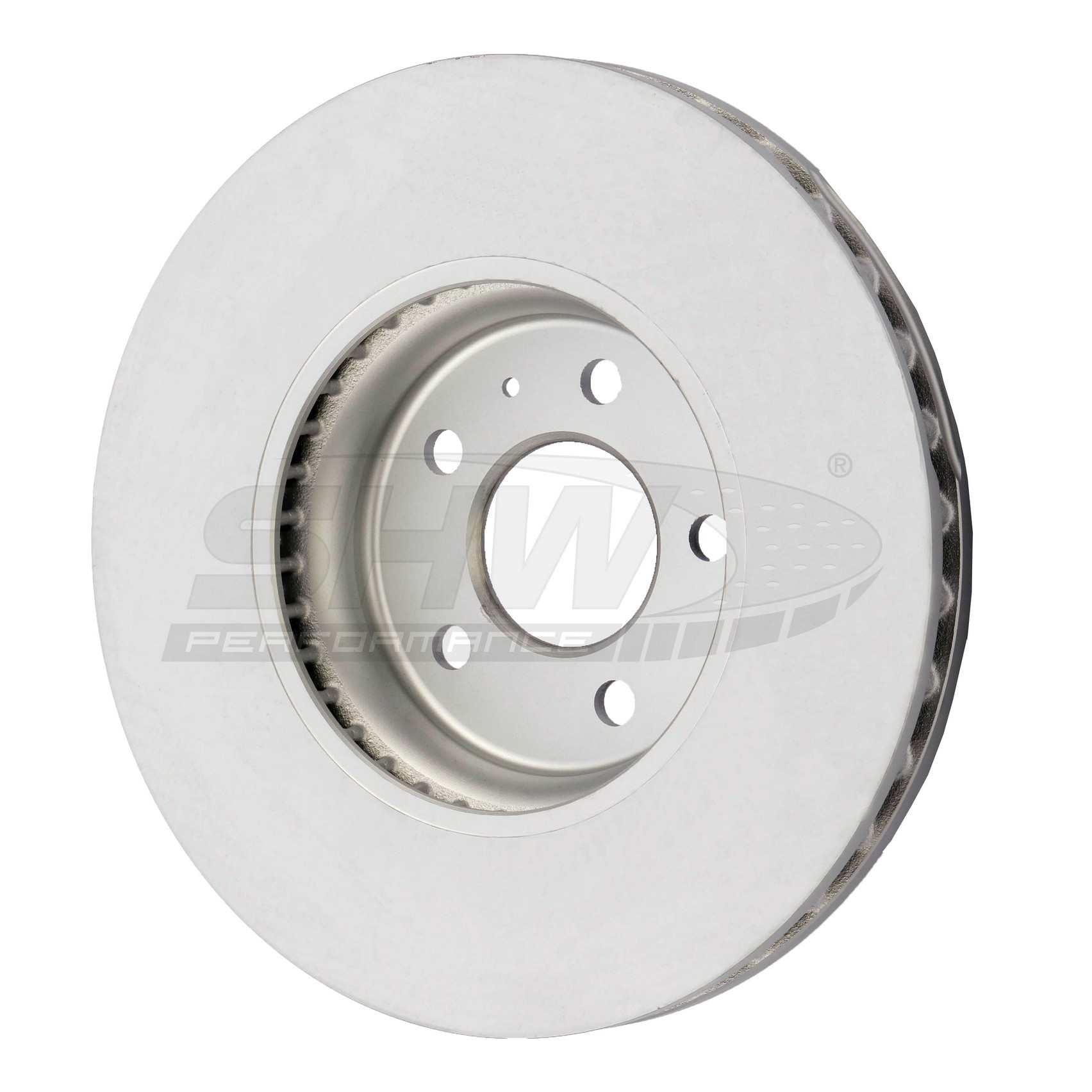 SHW Performance SHW 09-11 Audi A4 2.0L Front Smooth Monobloc Brake Rotor AFX34814