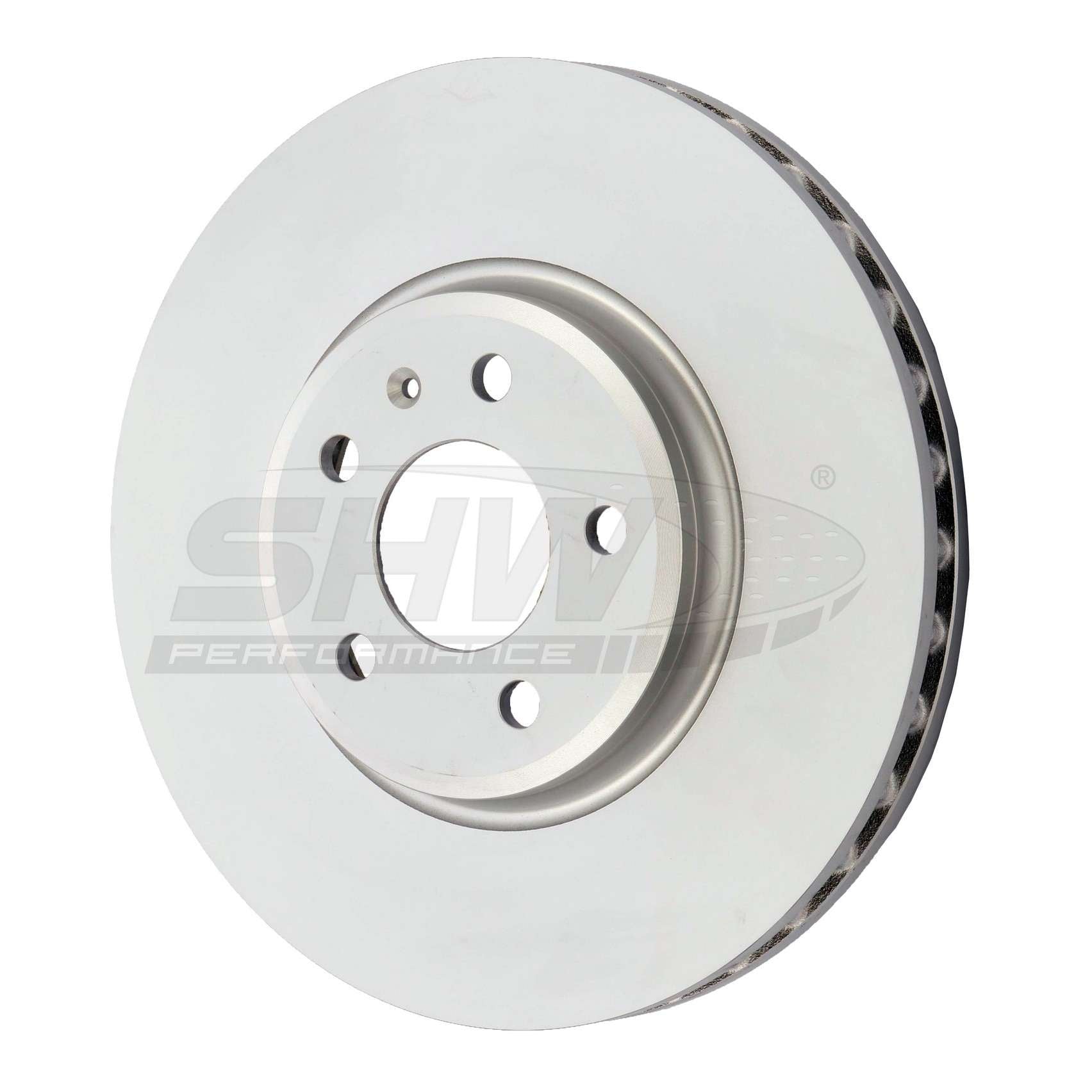 SHW Performance SHW 09-11 Audi A4 2.0L Front Smooth Monobloc Brake Rotor AFX34814