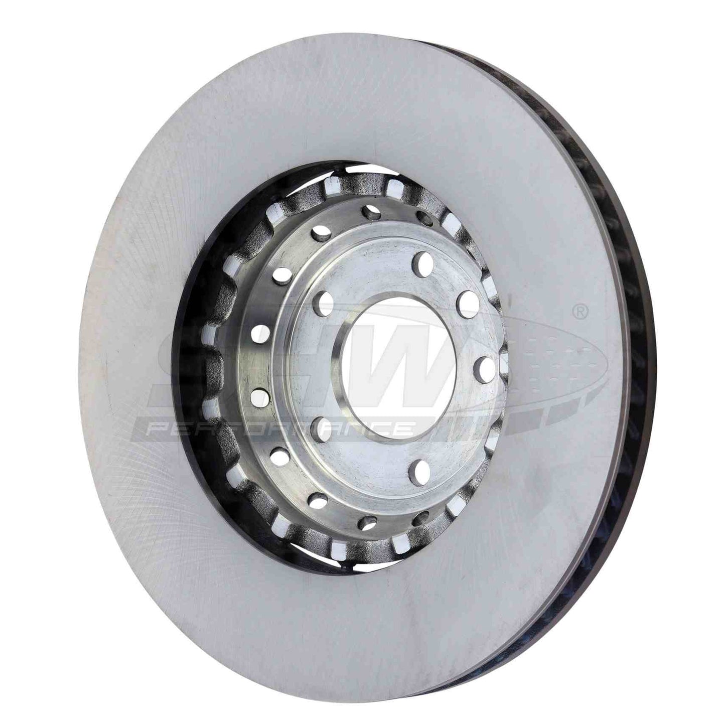 SHW Performance SHW 15-18 Porsche Cayenne GTS 3.6L w/19in Wheel w/o Ceramic Brake Right Front Smooth LW Brake Rotor PFR47524