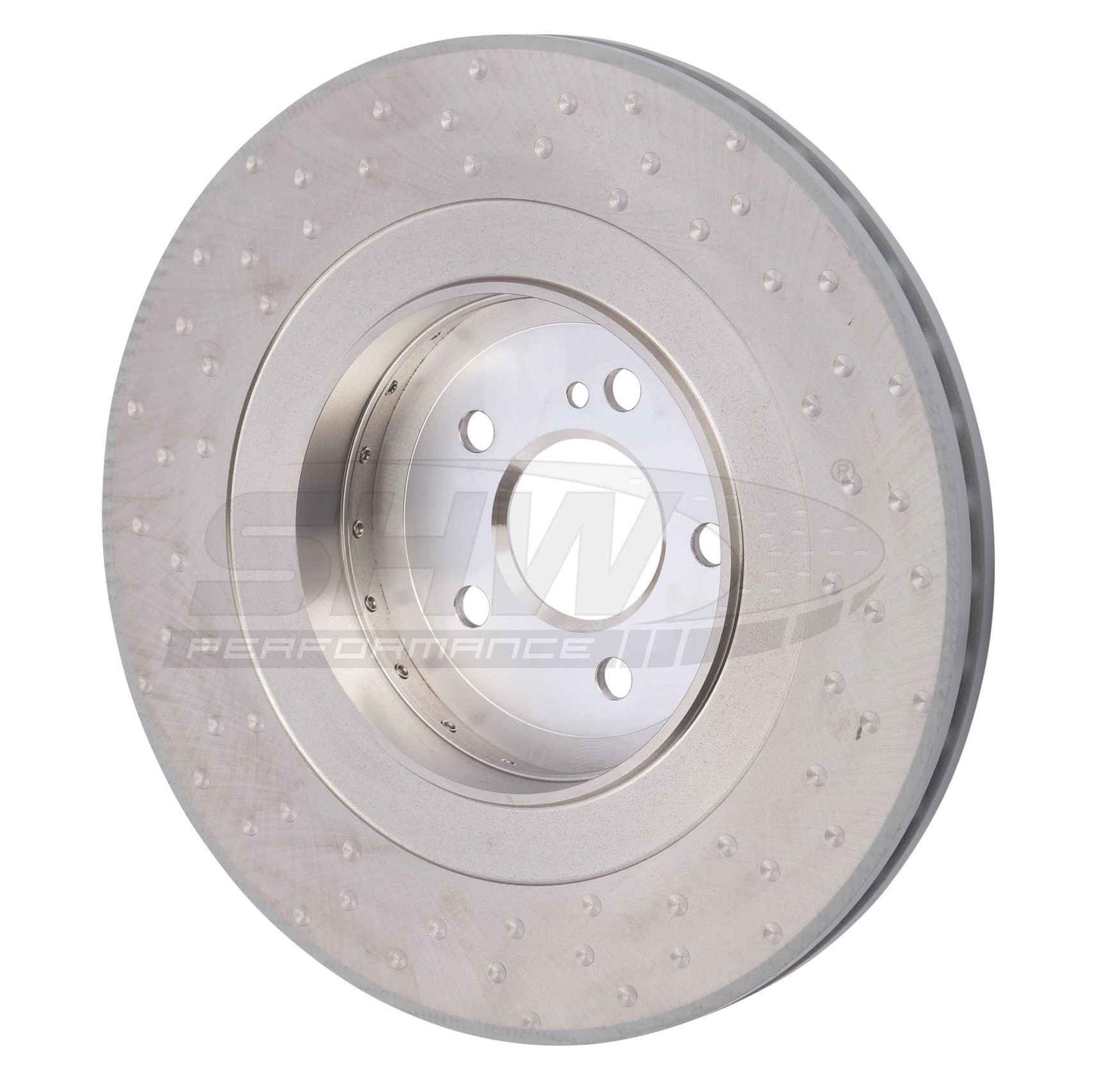 SHW Performance SHW 08-14 Mercedes-Benz CL63 AMG Rear Dimpled Lightweight Brake Rotor TRX42212