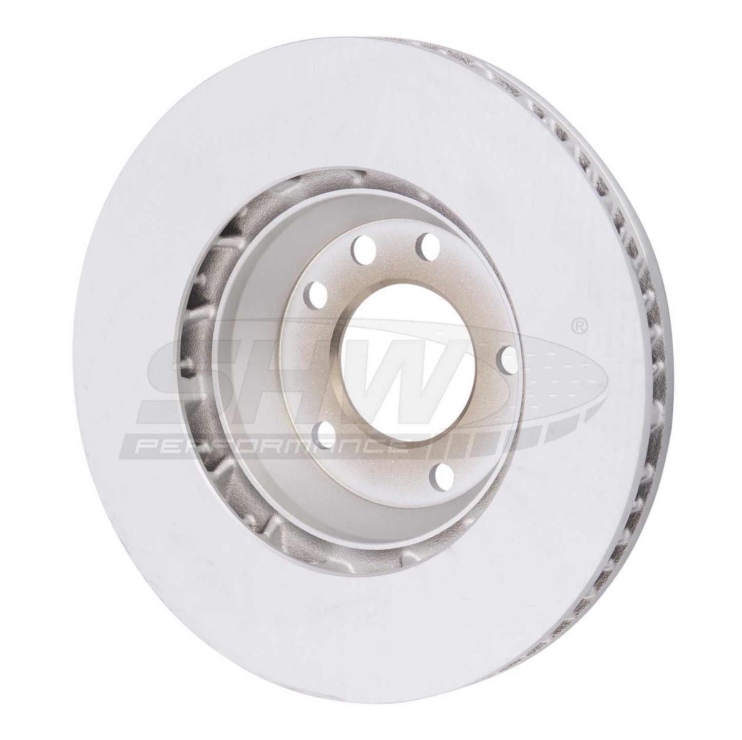 SHW Performance SHW 05-09 Volkswagen Touareg 3.2L/4.2L w/18in Wheels Left Front Smooth Monobloc Brake Rotor VFL37813