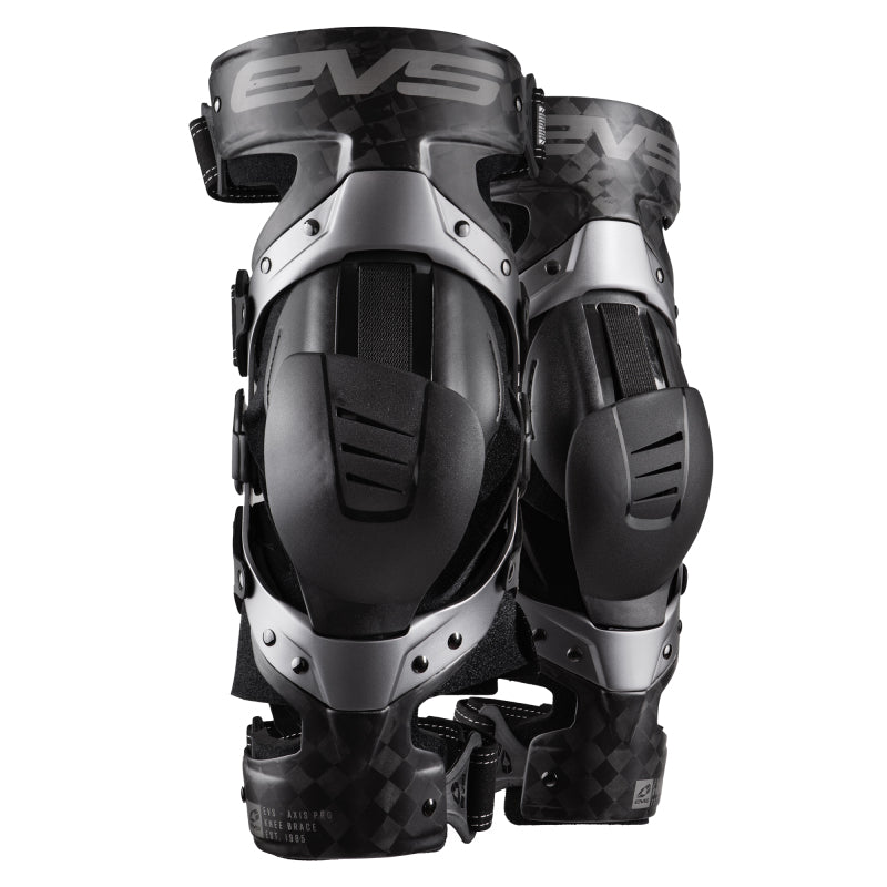 EVS Axis Pro Knee Brace Pair Black/Grey - Small AXISP-GRY-SP AXISP-GRY-SP User 1