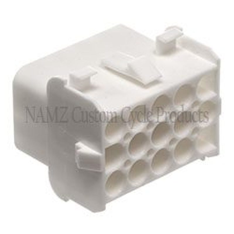 NAMZ AMP Mate-N-Lock 15-Position Male Wire Cap Connector w/Wire Seal NA-350784-1 NA-350784-1 Photo - Primary
