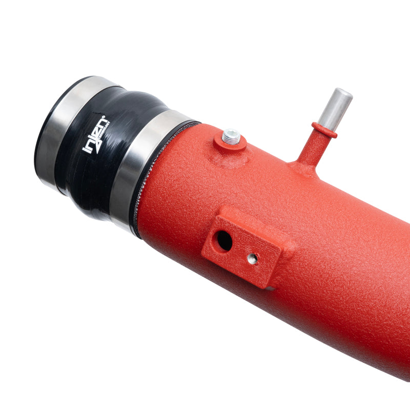 Injen 15-20 Ford F150 2.7L V6 (tt) Aluminum Intercooler Piping Kit - Wrinkle Red SES9014ICPCWR SES9014ICPCWR Photo - Close Up