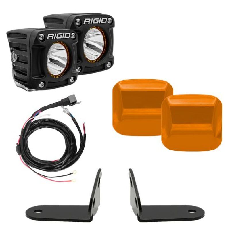 Rigid Industries 2017+ Polaris Pro R/Turbo R Revolve A-Pillar Light Kit 41673 41673 Photo - Primary