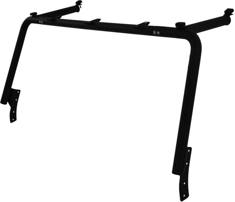 MBRP 07-10 Jeep Wrangler JK Front Roof Rack Extension (2 Door) Black Coated 131040 131040 Photo - Primary