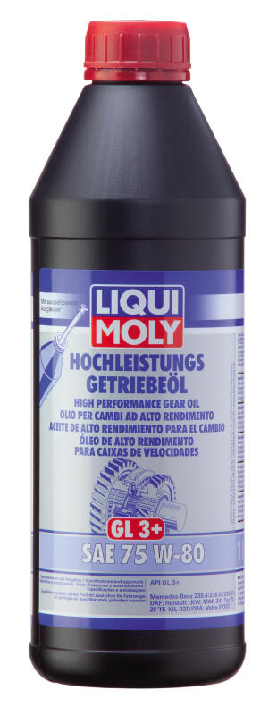 LIQUI MOLY 1L High Performance Gear Oil (GL3+) SAE 75W80 22080 22080 Photo - out of package