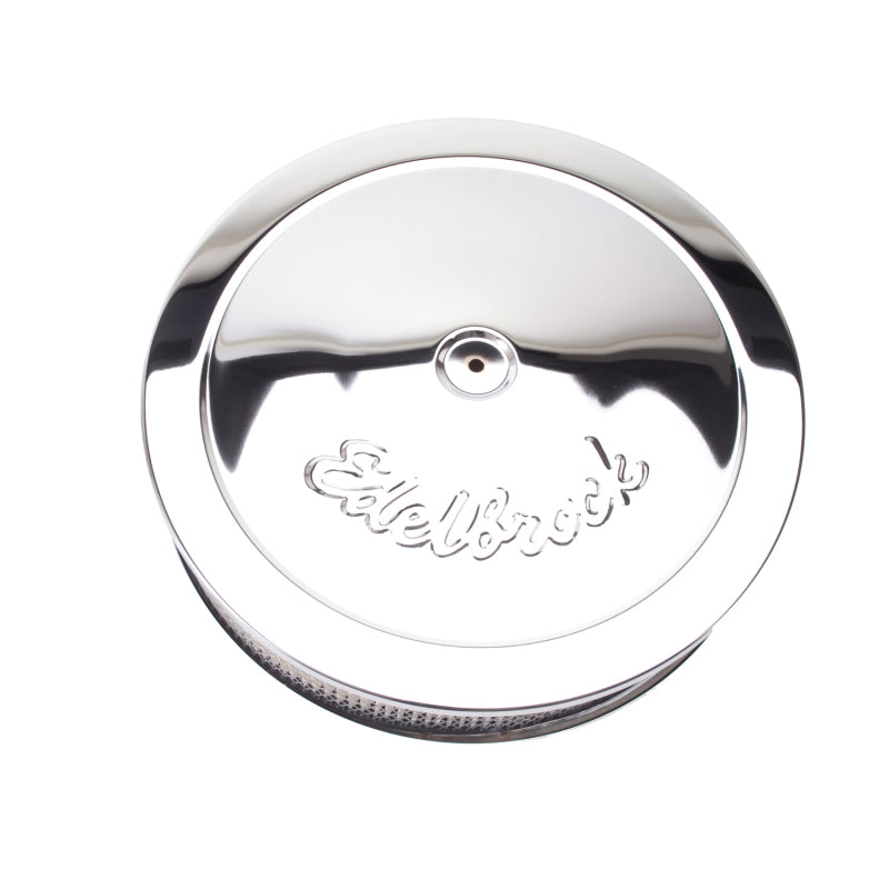 Edelbrock Air Cleaner, Pro-Flo Series, Round, Steel Top, Paper Element, 14" Dia. 1221 Photo - Primary