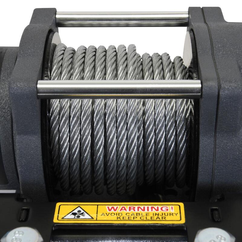 Superwinch 3500 LBS 12V DC 7/32 in x 32 ft Steel Rope Terra 3500 Winch - Gray Wrinkle 1135260 1135260 Photo - Close Up