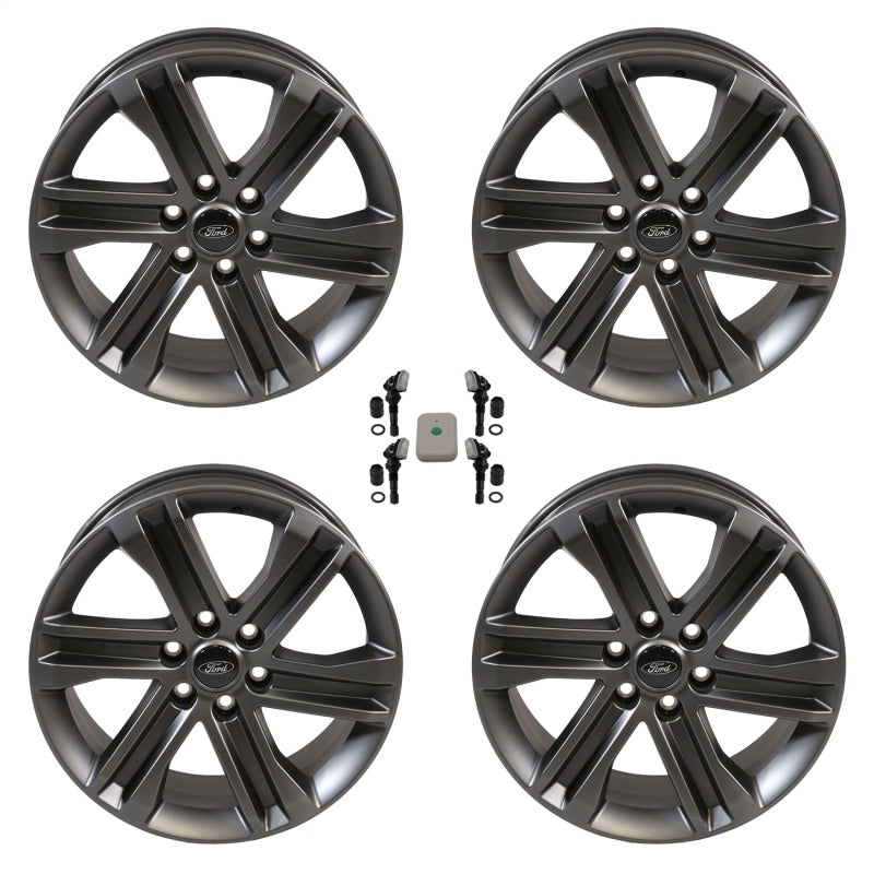 Ford Racing 2024+ Ford F-150 20in x 8.5in Dark Alloy Wheel Kit M-1007K-S2085F15A M-1007K-S2085F15A Photo - Primary