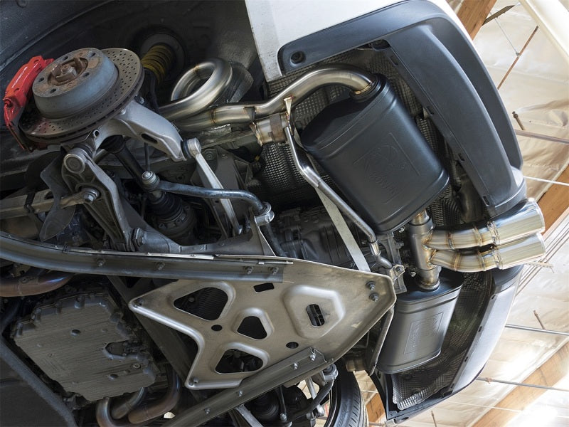 aFe Mach Force-Xp 2" 304 Stainless Steel Cat-Back Exhaust System 49-36415-P Photo - Mounted