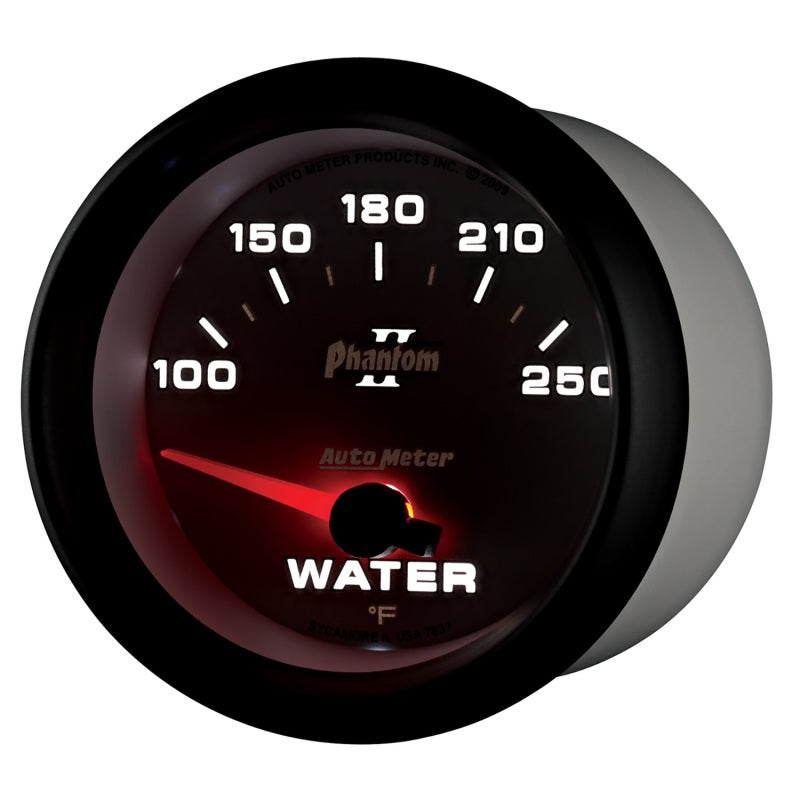 Autometer Gauge, Water Temp, 2 5/8", 100-250 deg. F, Electric, Phantom II 7837 User 3