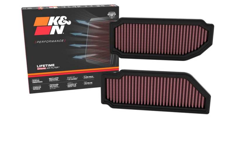 K&N Engineering K&N 22-23 Mercedes Benz SL55 AMG V8 4.0L Replacement Air Filters (2 Per Box) 33-3181 33-3181 Photo - out of package