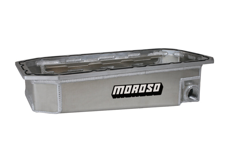 Moroso AJPE TFX 96/TFX 2000/TFX 2002 Funny Car Wet Sump 4.25in-6.25in Aluminum Oil Pan 20056 20056 Photo - Primary