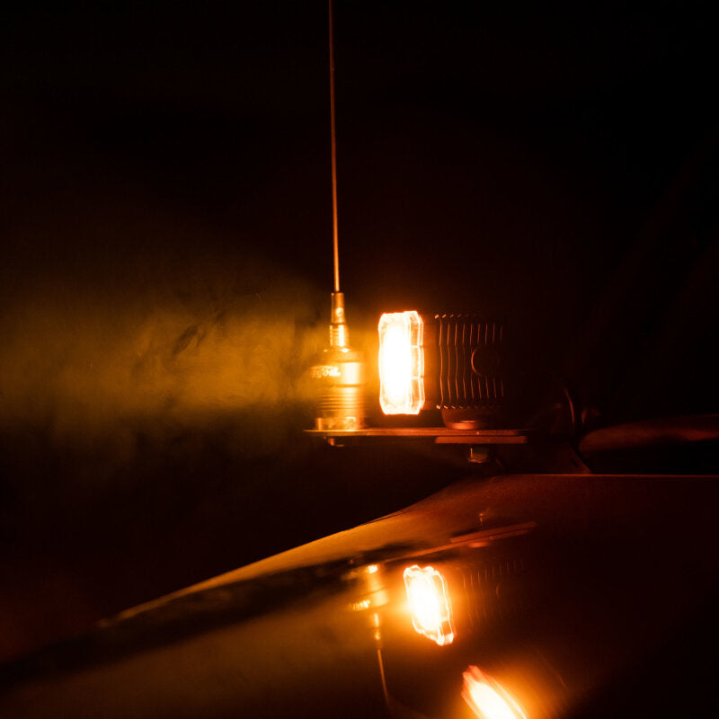 KC HiLiTES FLEX ERA 1 Single Light Shield ONLY (Amber) 5330 5330 Photo - lifestyle view