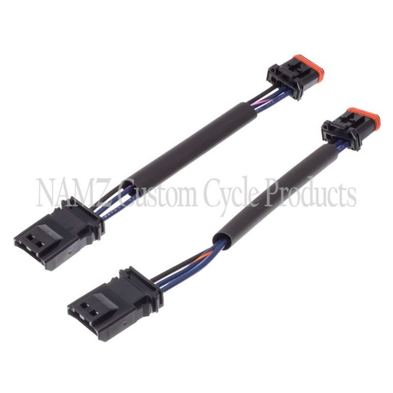 NAMZ 16-23 V-Twin Softail (Except FLSTC/FLSTN) Plug-N-Play Front Turn Signal Extension 15in. NTSX-CB15 NTSX-CB15 Photo - Primary