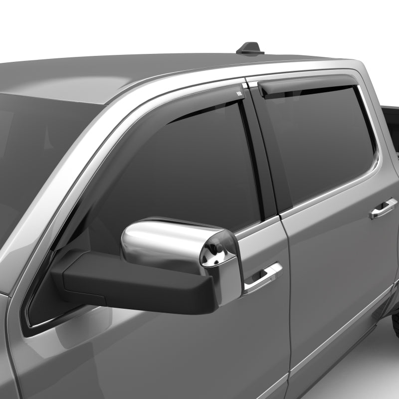 EGR 2019 Dodge Ram 1500 Crew Cab Tape-On Window Visors Set of 4 - Dark Smoke 642951 642951 Photo - Primary