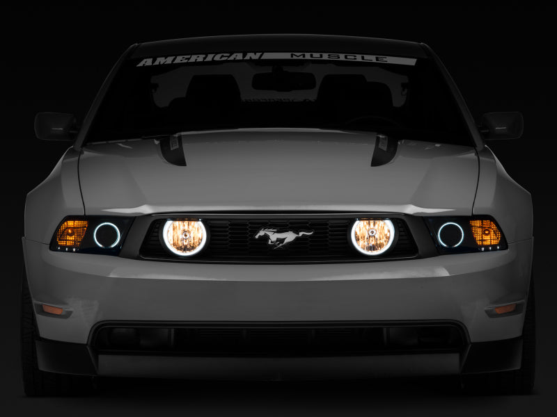 Raxiom 05-12 Ford Mustang GT LED Halo Fog Lights (Chrome) 49133 49133 Photo - Close Up