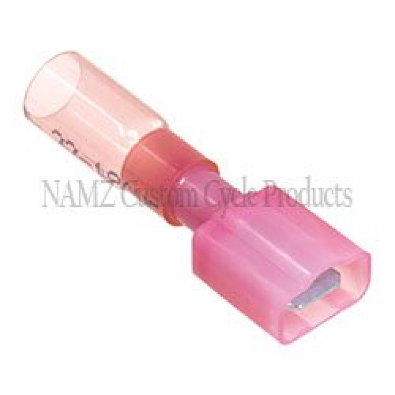 NAMZ Heat Sealable .25in. Male Quick Disconnect Teriminals 22-18g (25 Pack) NIS-19164-0015 NIS-19164-0015 Photo - Primary