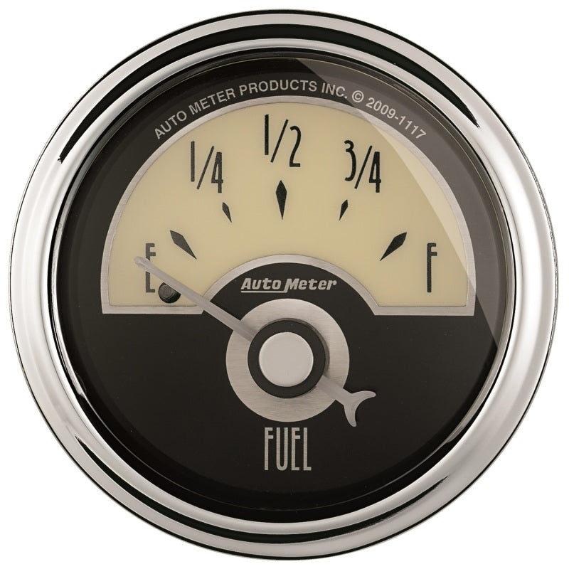 AutoMeter Gauge Fuel Level 2-1/16in. 240 Ohm(e) to 33 Ohm(f) Elec Cruiser Ad 1107 1107 Photo - Primary