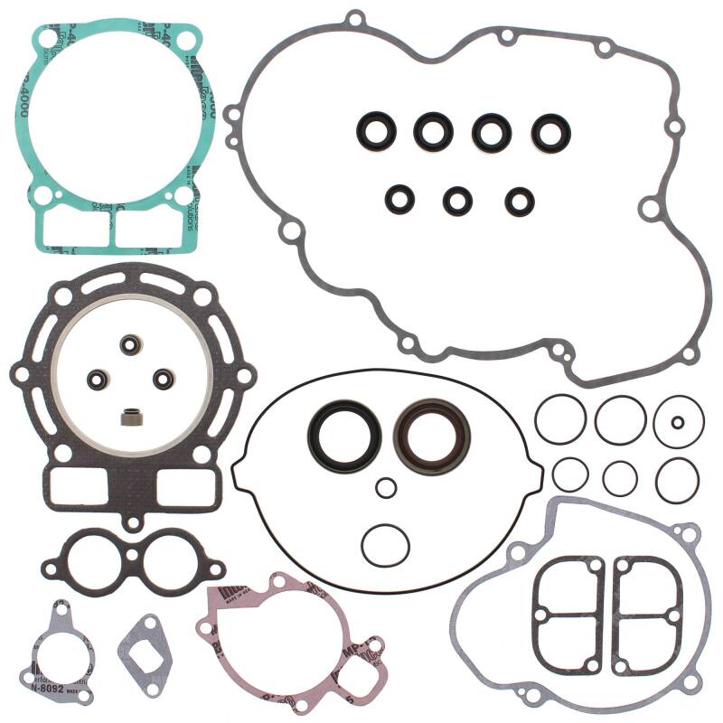 Vertex Pistons Vertex Gaskets 08-09 KTM XC 450 ATV Complete Gasket Kit w/ Oil Seals 811930 811930 Photo - Primary