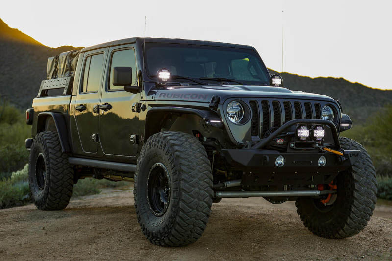 ARB Nacho 5.75in Offroad TM5 Combo White LED Light Set TM512 TM512 Photo - Mounted