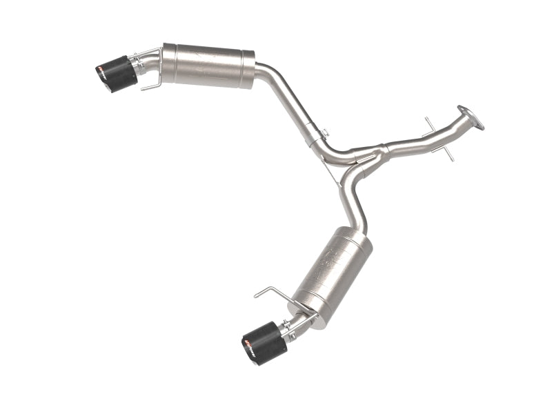 aFe POWER Takeda 06-13 Lexus IS250/IS350 SS Axle-Back Exhaust w/ Carbon Tips 49-36055-C 49-36055-C Photo - Primary