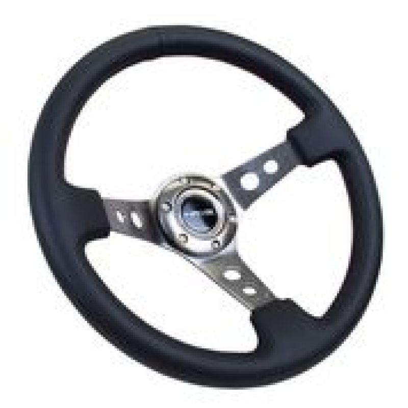 NRG Reinforced Steering Wheel - 350mm Sport Steering Wheel (3" Deep) RST-006GM User 1