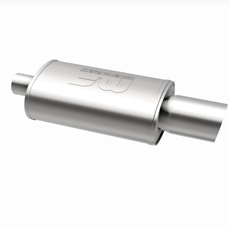 MagnaFlow 5" X 8" Oval Center/Center Performance Muffler With Tip 14827 360 Degree Image Set