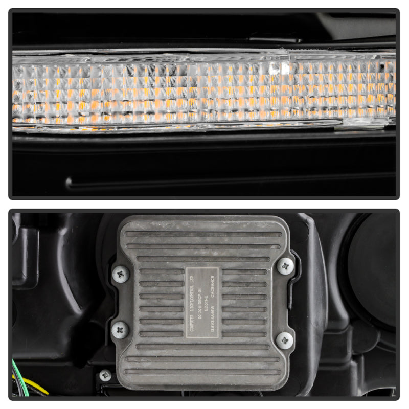 SPYDER Apex 14-20 Toyota 4Runner High-Power LED Module Headlights - Black (PRO-YD-T4R14AP-SEQ-BK) 5088697 5088697 User 4