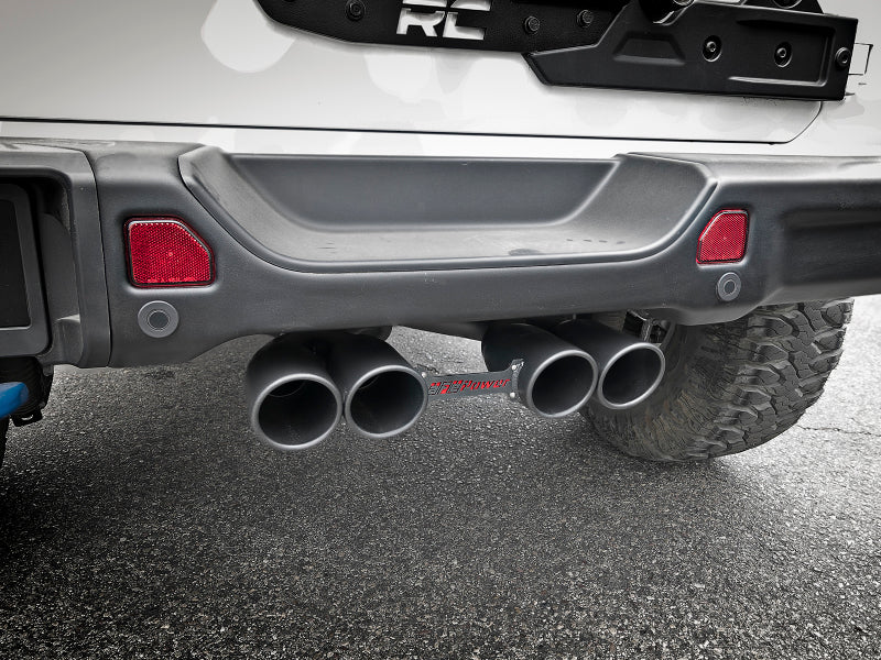 aFe Rebel Series 2-1/2" 304 Stainless Steel Cat-Back Exhaust System 49-38073-B Photo - Mounted