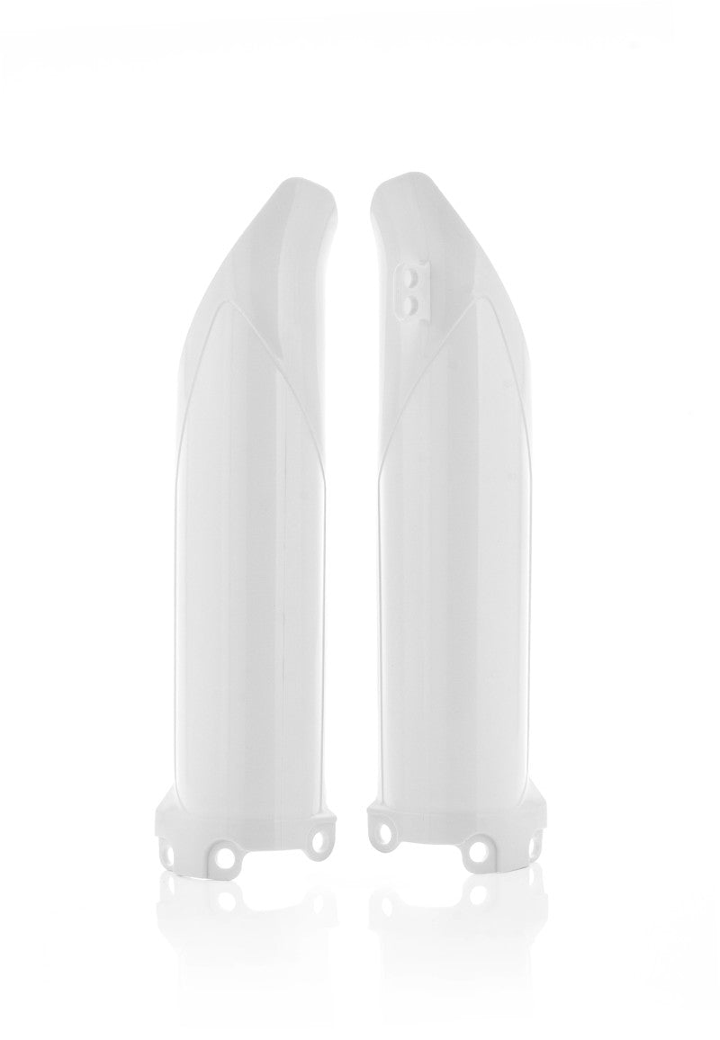 Acerbis 17+ Kawasaki KX250F/ KX250-450/ KX250X/450X/ KX450F Lower Fork Cover Set - White 2982550002 2982550002 Photo - Primary