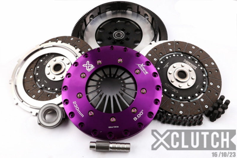 XCLUTCH 17-21 Honda Civic Type R 2.0L 9in Twin Solid Organic Clutch Kit XKHN23537-2G XKHN23537-2G Photo - Primary