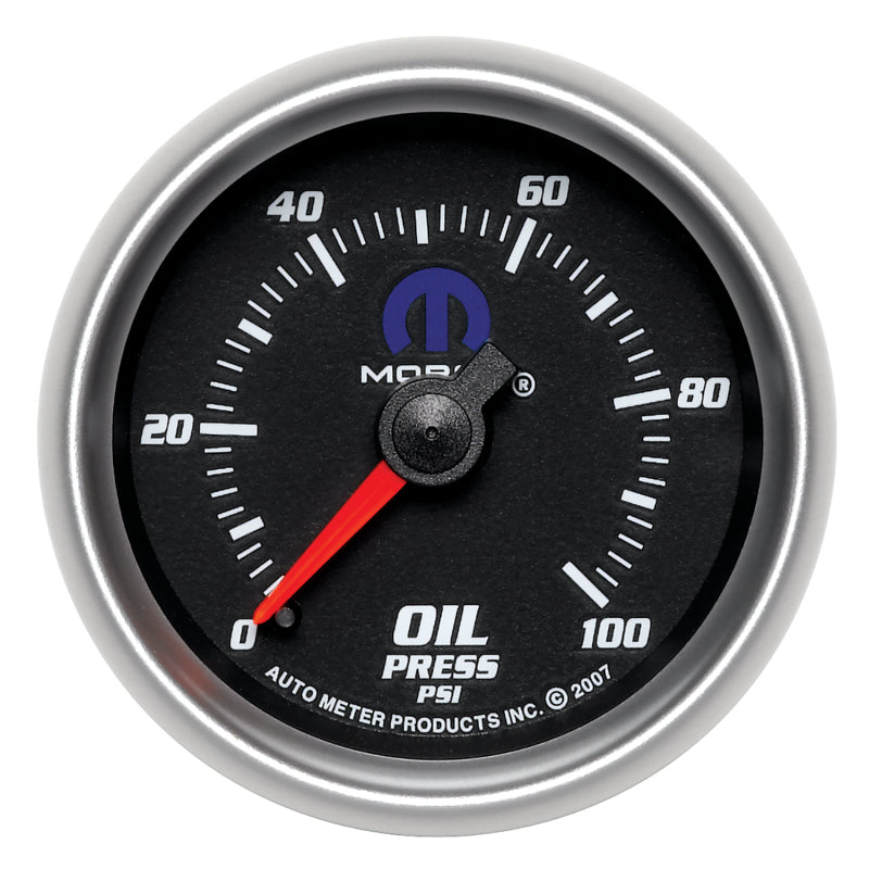 Autometer Mopar Series; Oil Pressure Gauge; Mechanical Movem 0E2C3 880014 Photo - Primary