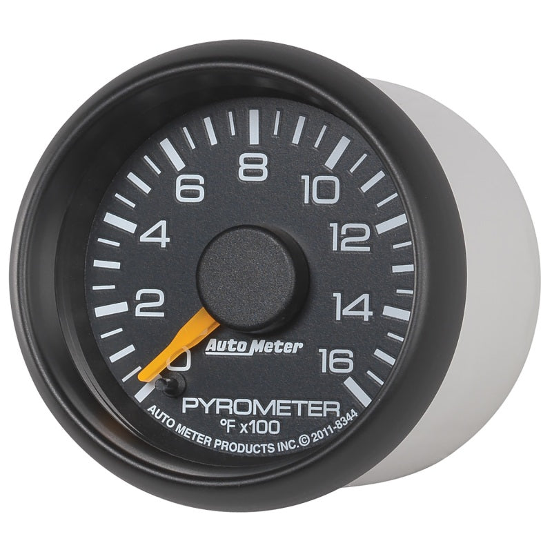 Autometer Gauge, Pyrometer (Egt), 2 1/16", 1600 Deg. F, Stepper Motor, Gm Factor 8344 User 2