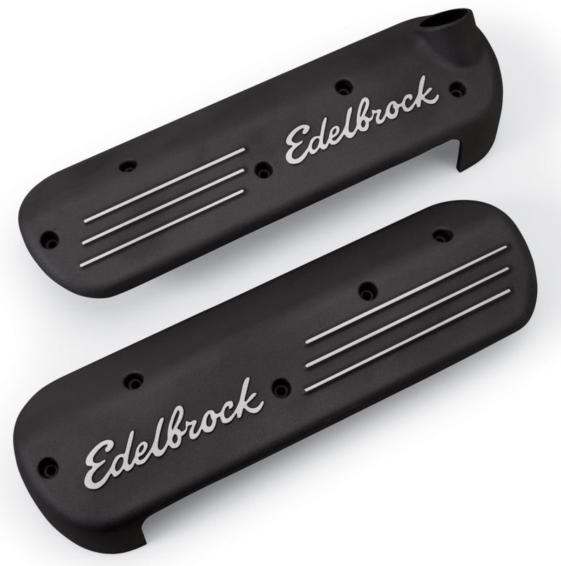 Edelbrock Coil Cover Gm Gen 3 Ls1; Black Coated 41183 Photo - Unmounted