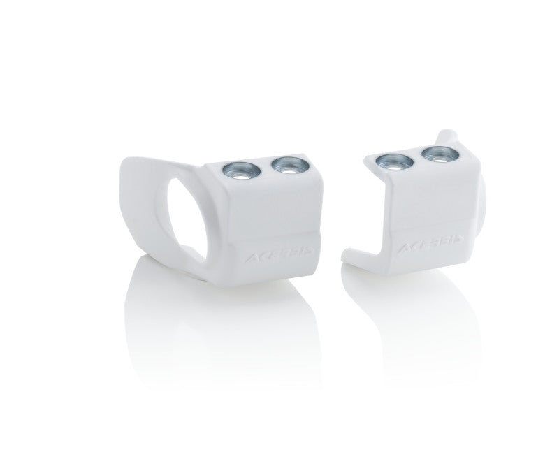 Acerbis 21+ Fantic/ 02+ Yam 125-450 YZ/ FX /X / YZF / WR250F/450F Fork Shoe Protectors - White 2709700002 2709700002 Photo - Primary
